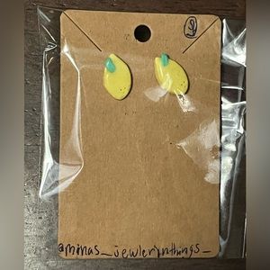 Whole Lemon earrings